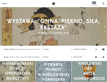 Tablet Screenshot of lazienki-krolewskie.pl
